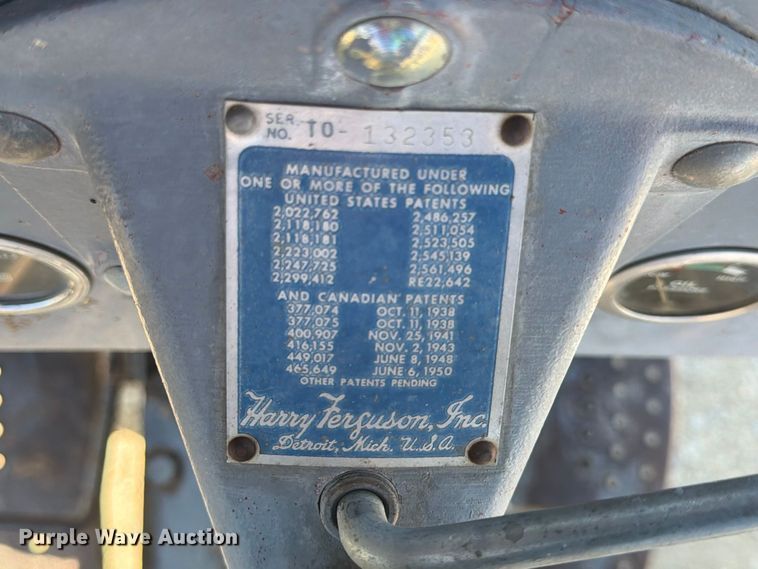 image for item EP7513 1954 Ferguson TO-30 tractor