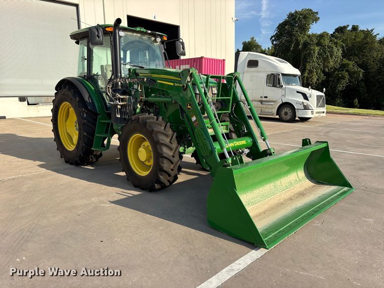 image for item ET0375 2023 John Deere 6135E MFWD tractor