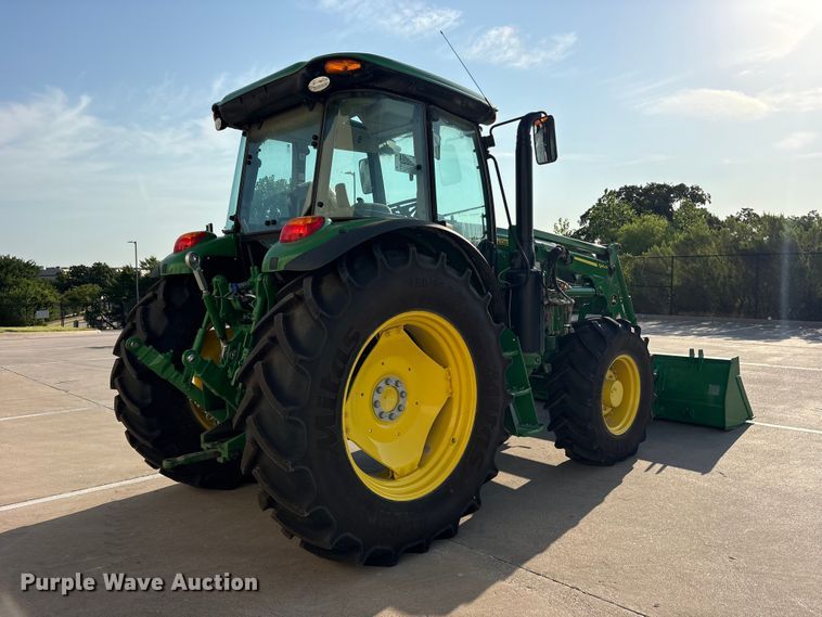 image for item ET0375 2023 John Deere 6135E MFWD tractor