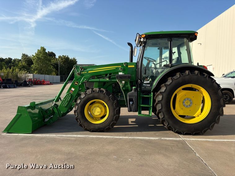 image for item ET0375 2023 John Deere 6135E MFWD tractor