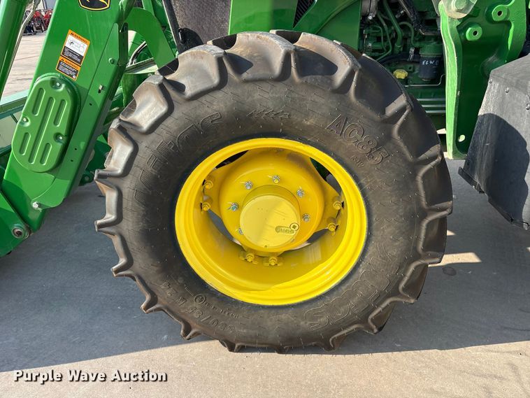 image for item ET0375 2023 John Deere 6135E MFWD tractor