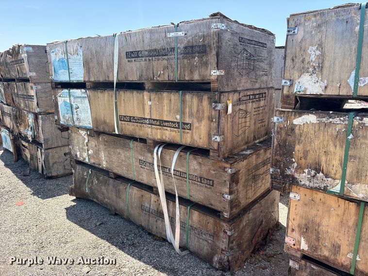(4) 2024 Valley Pioneer MSC1220F livestock sheds