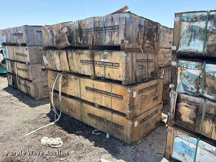 (4) 2024 Valley Pioneer MSC1220F livestock sheds