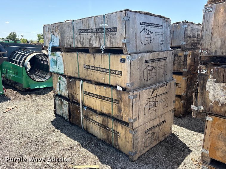 (4) 2024 Valley Pioneer MSC1220F livestock sheds