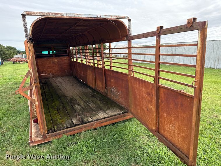 image for item ET6354 Chief's Trailer Mfg. livestock trailer