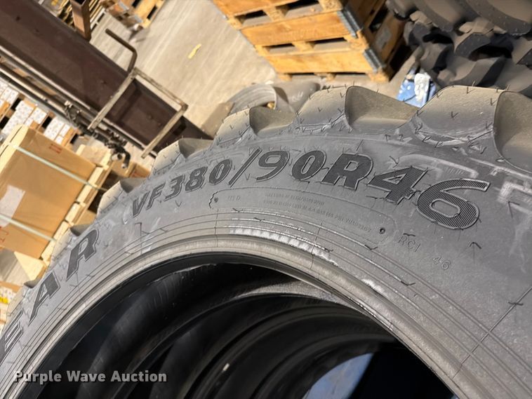 image for item EU5863 (4) Goodyear Ultra sprayer VF380/90R46 tires