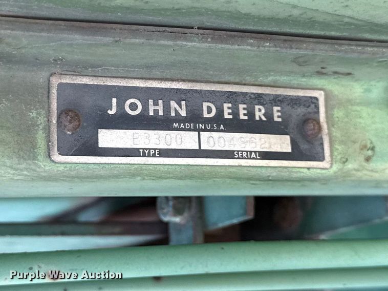 image for item EV6018 1973 John Deere 3300 combine