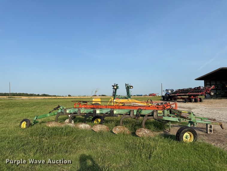 image for item EV6096 John Deere 3710 six bottom plow