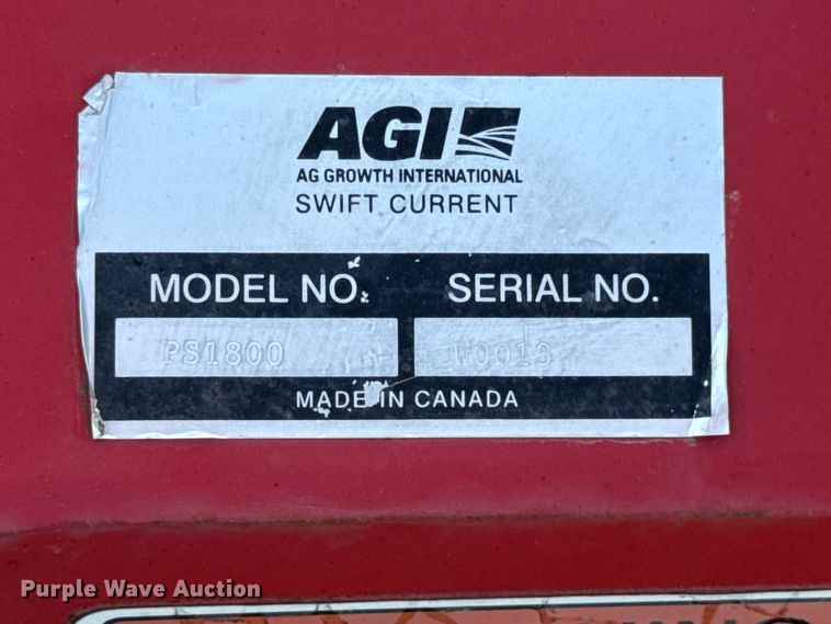 image for item EV6105 AGI PS1800 conveyor