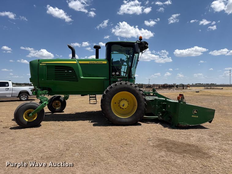 image for item EW4103 2020 John Deere W260 swather / windrower