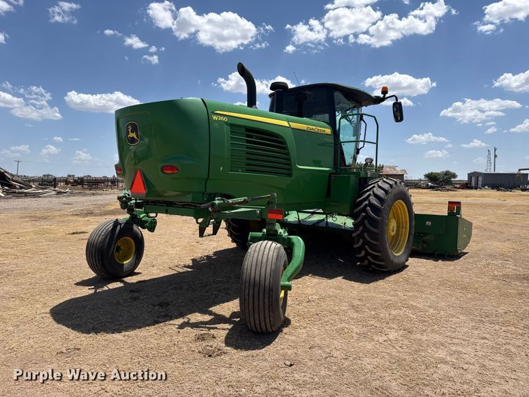 image for item EW4103 2020 John Deere W260 swather / windrower