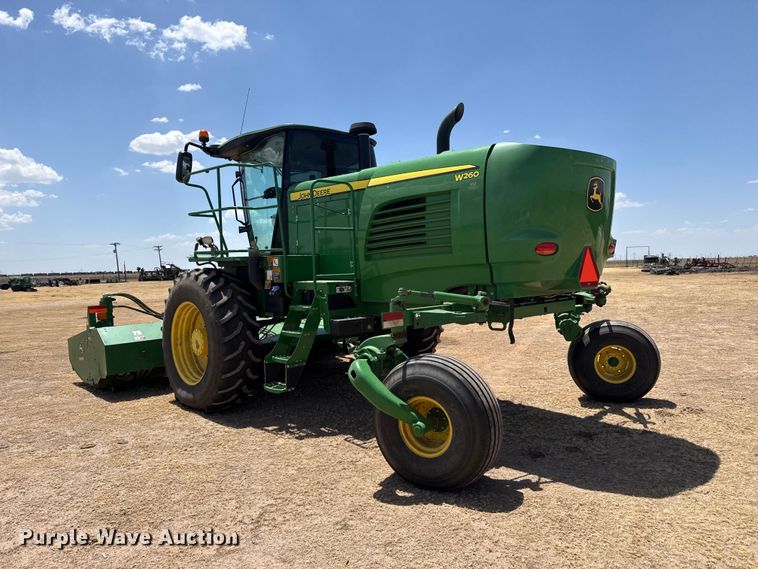 image for item EW4103 2020 John Deere W260 swather / windrower