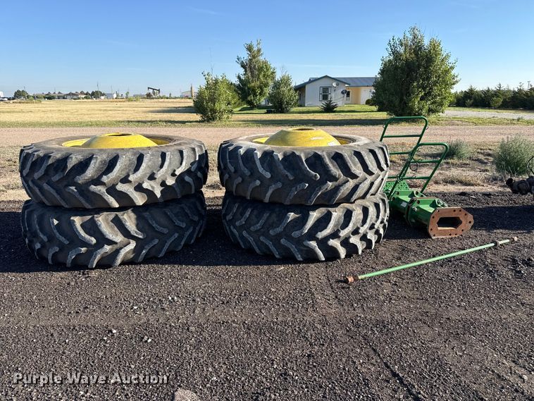 image for item EW4204 John Deere 520/85R42 tires and wheels