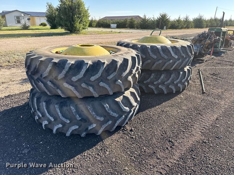 image for item EW4204 John Deere 520/85R42 tires and wheels