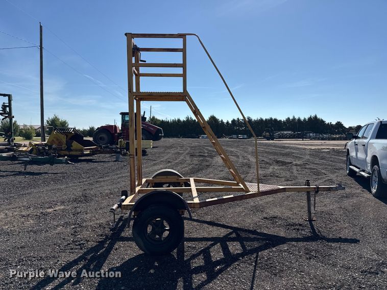 image for item EW4217 Shop Built portable platform trailer
