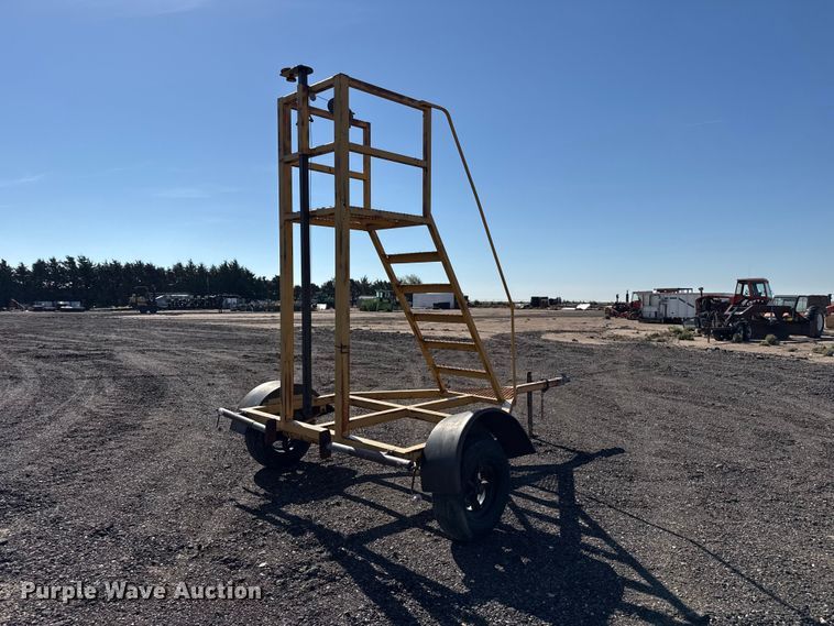 image for item EW4217 Shop Built portable platform trailer