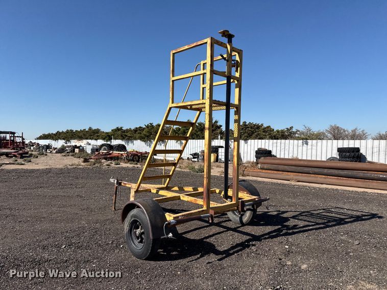 image for item EW4217 Shop Built portable platform trailer