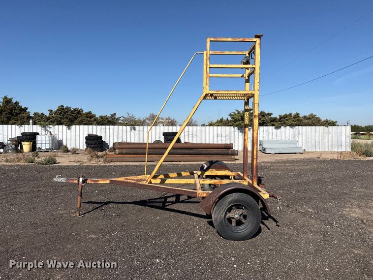 image for item EW4217 Shop Built portable platform trailer