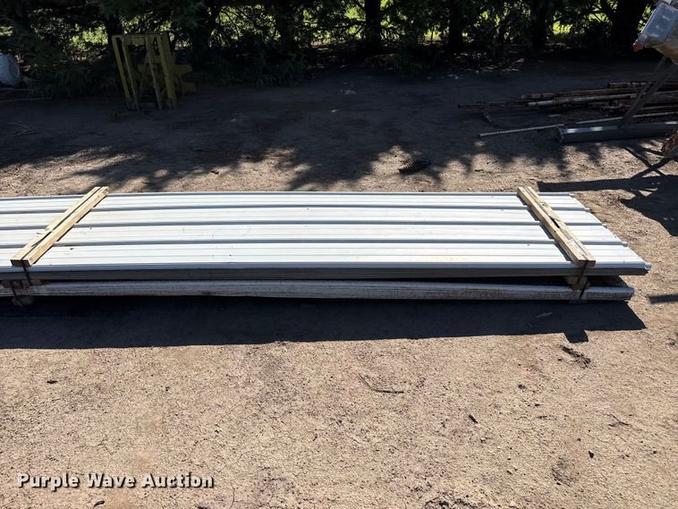image for item EW4221 (100) sheets of corrugated sheet metal