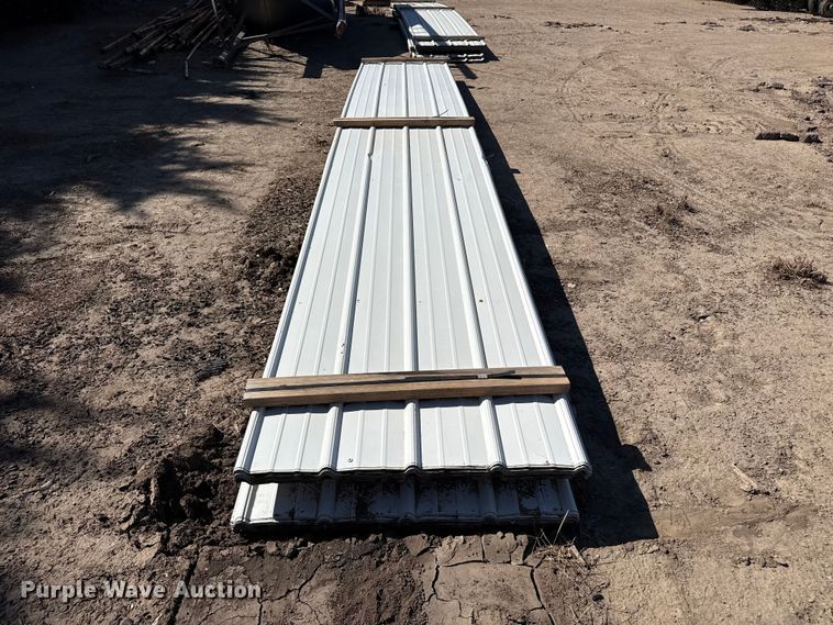image for item EW4221 (100) sheets of corrugated sheet metal