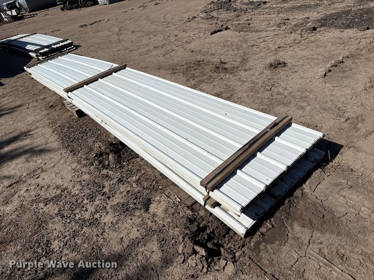 image for item EW4221 (100) sheets of corrugated sheet metal