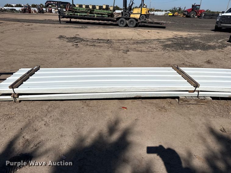 image for item EW4221 (100) sheets of corrugated sheet metal