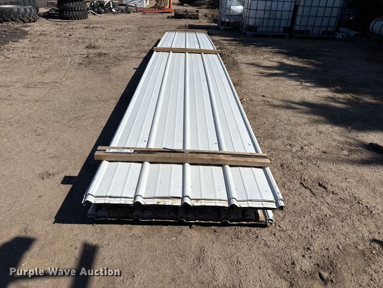 image for item EW4221 (100) sheets of corrugated sheet metal