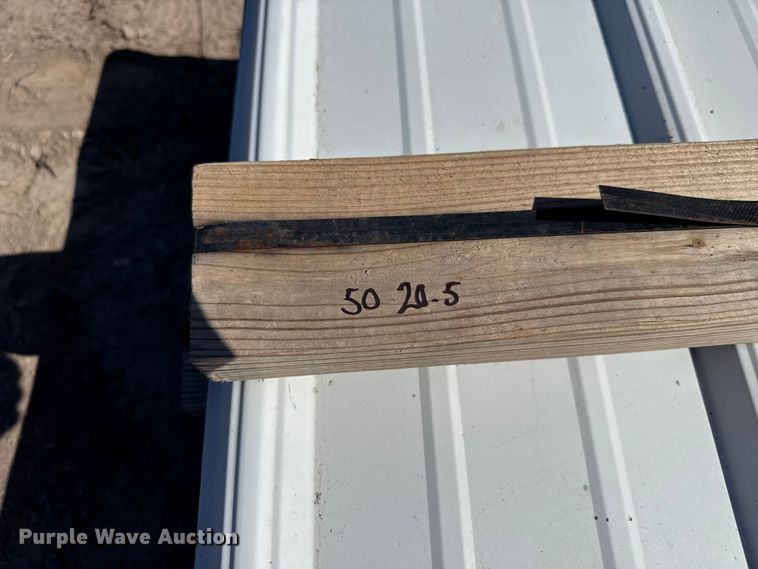 image for item EW4221 (100) sheets of corrugated sheet metal