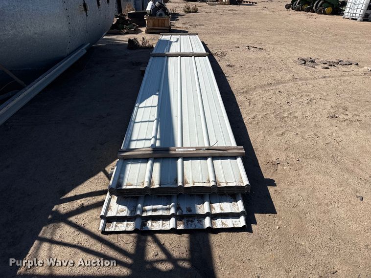 image for item EW4222 (100) sheets of corrugated sheet metal