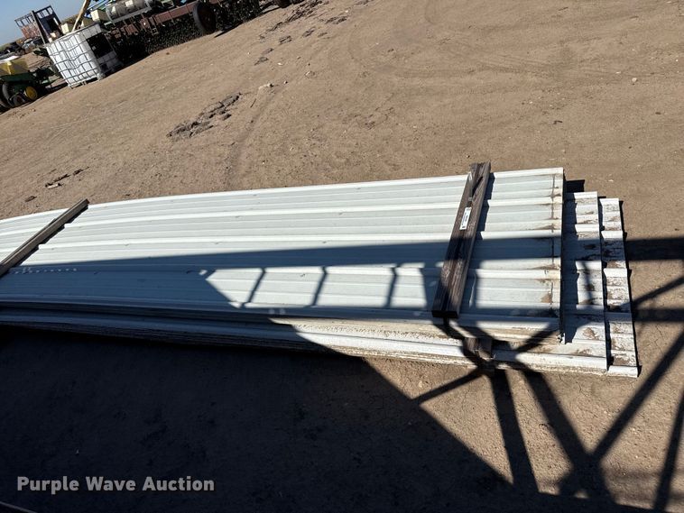 image for item EW4222 (100) sheets of corrugated sheet metal
