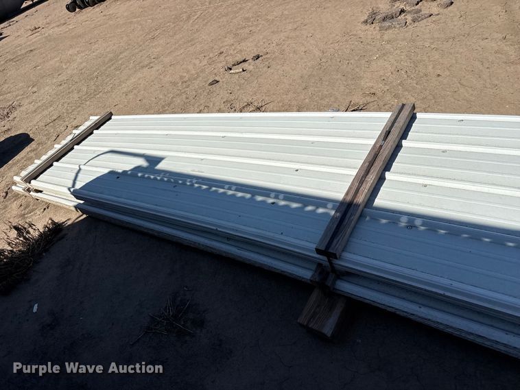 image for item EW4222 (100) sheets of corrugated sheet metal