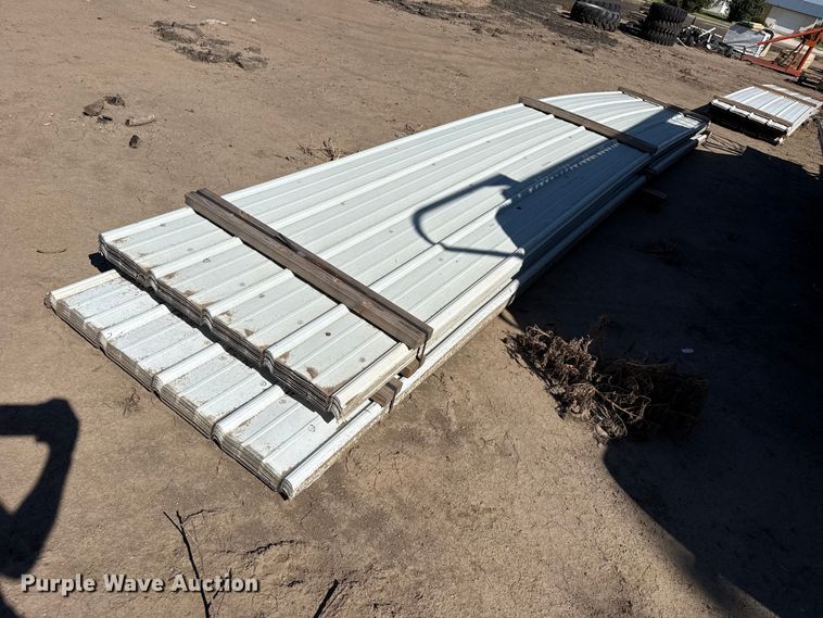 image for item EW4222 (100) sheets of corrugated sheet metal