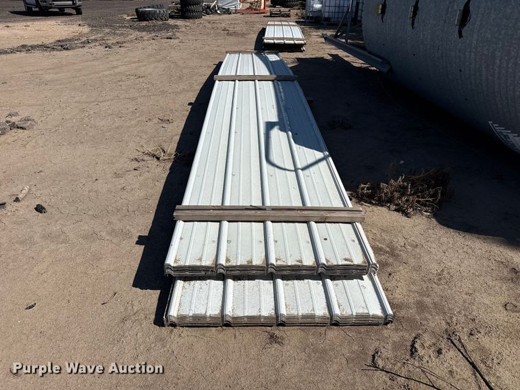 image for item EW4222 (100) sheets of corrugated sheet metal