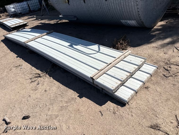image for item EW4222 (100) sheets of corrugated sheet metal