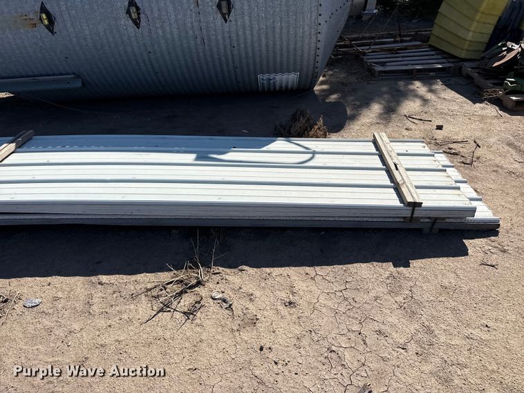 image for item EW4222 (100) sheets of corrugated sheet metal