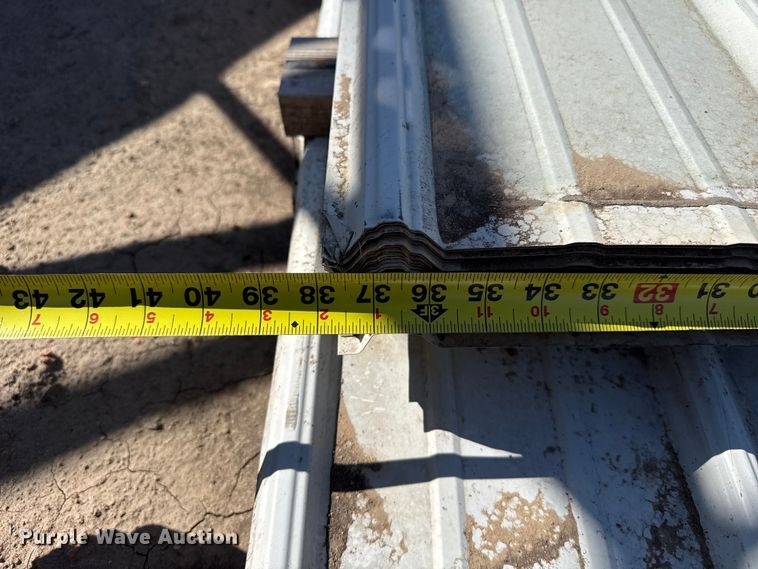 image for item EW4222 (100) sheets of corrugated sheet metal