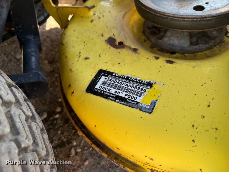 image for item EW4231 John Deere F525 lawn mower