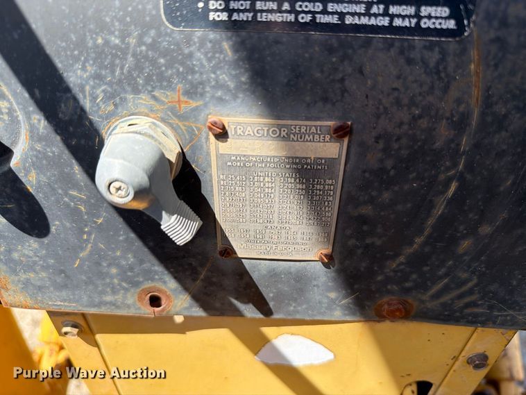 image for item EW8732 1980 Massey Ferguson 50C industrial tractor