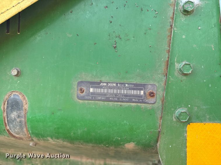 image for item EX2186 1995 John Deere 750  tandem grain drill