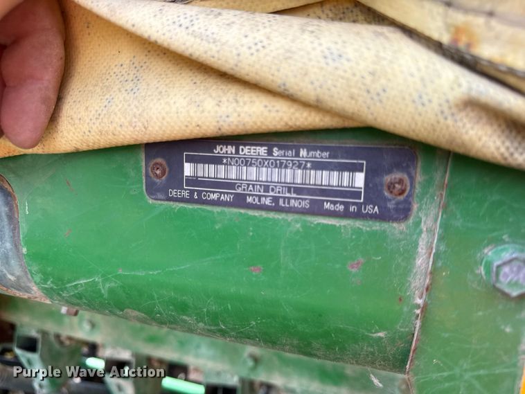 image for item EX2186 1995 John Deere 750  tandem grain drill