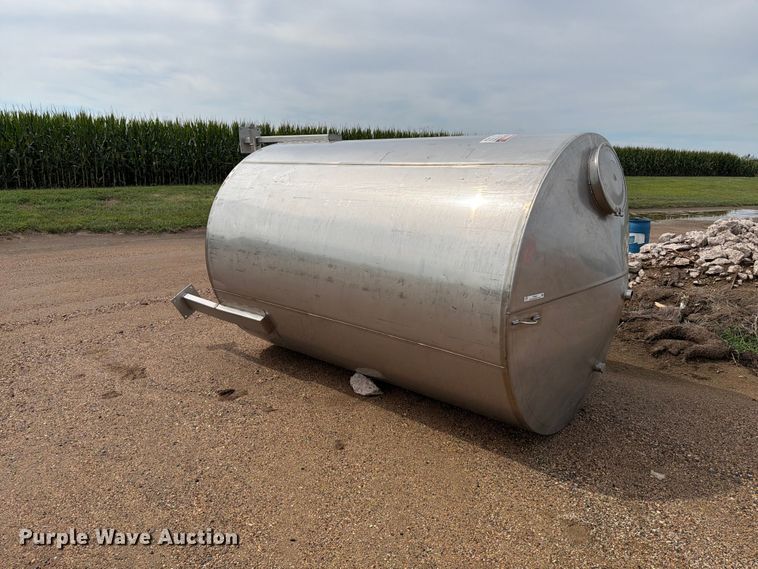 image for item FT6663 2002 Mid-State Tanks Stainless Steel Tank