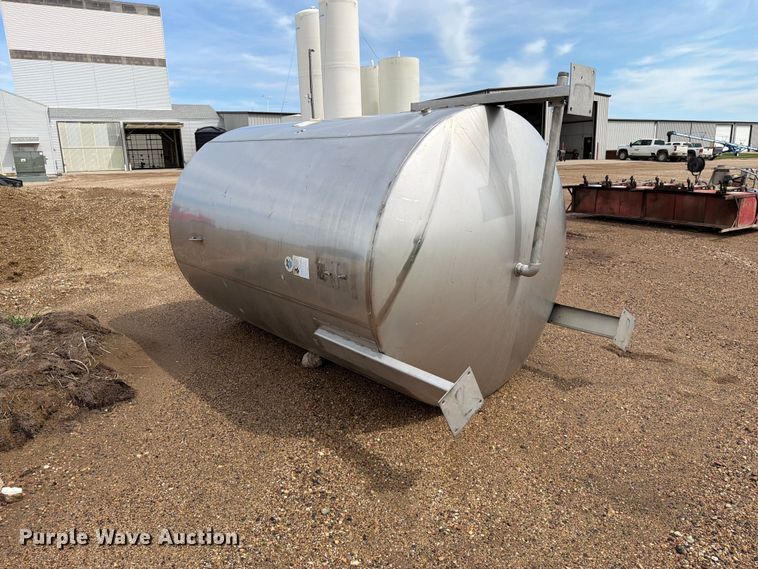 image for item FT6663 2002 Mid-State Tanks Stainless Steel Tank