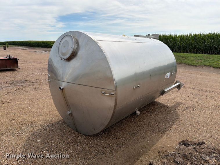 image for item FT6663 2002 Mid-State Tanks Stainless Steel Tank