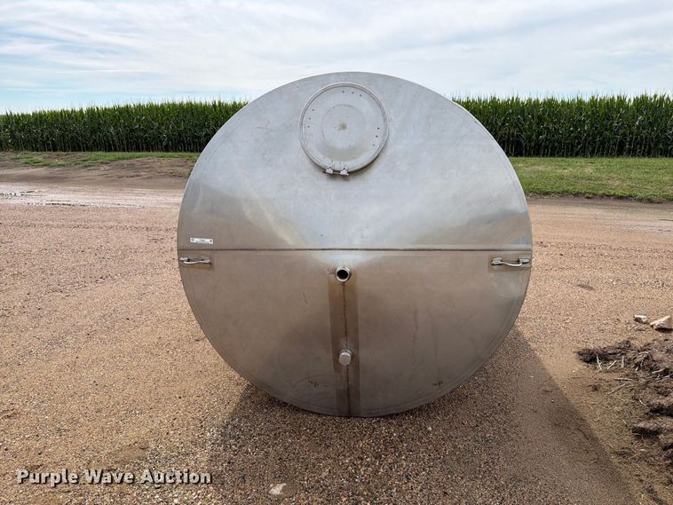 image for item FT6663 2002 Mid-State Tanks Stainless Steel Tank