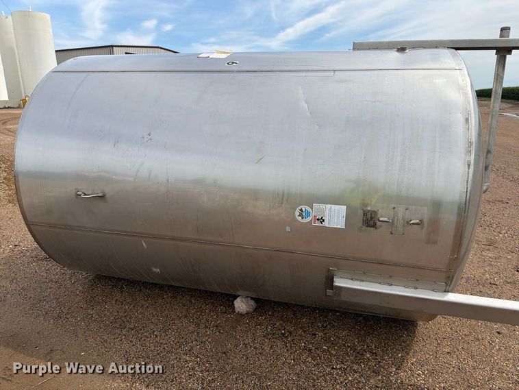image for item FT6663 2002 Mid-State Tanks Stainless Steel Tank