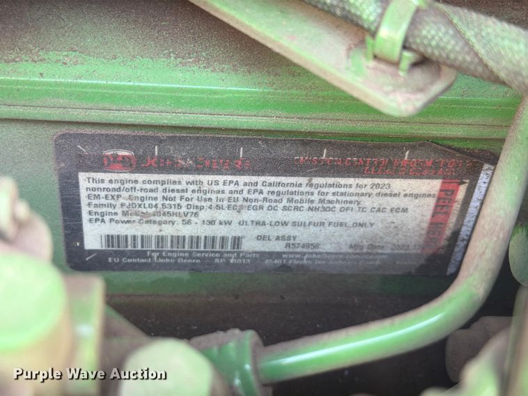 image for item YA4489 2023 John Deere 5100E MFWD tractor