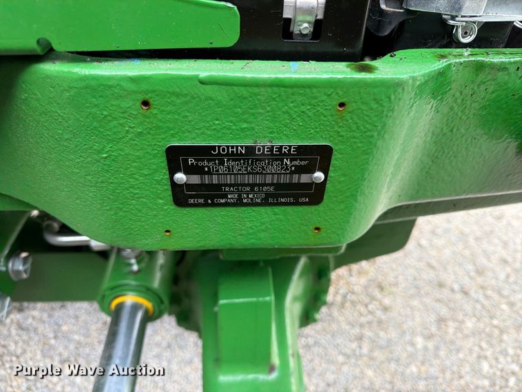 image for item YA4553 2025 John Deere 6105E MFWD tractor