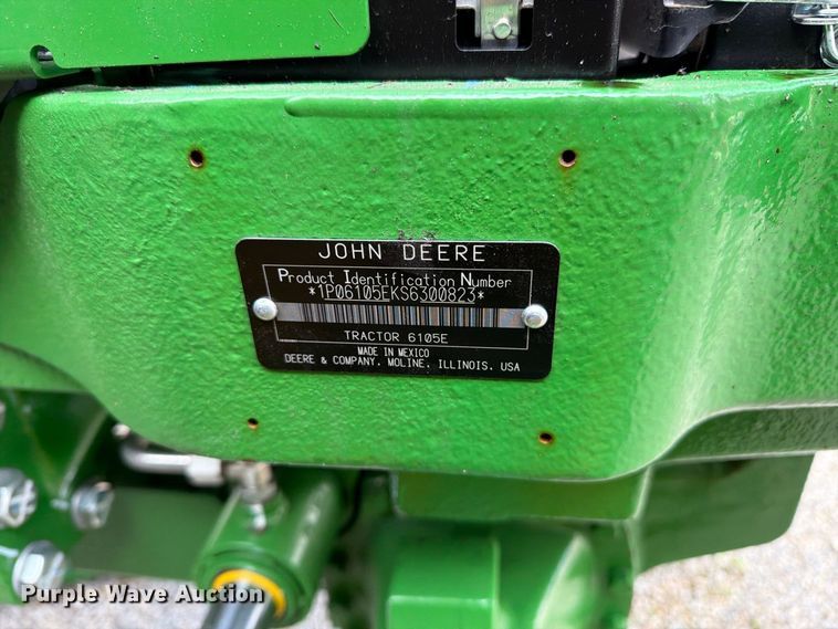 image for item YA4553 2025 John Deere 6105E MFWD tractor