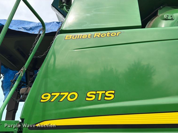 image for item YA4644 2011 John Deere 9770 STS RWA combine