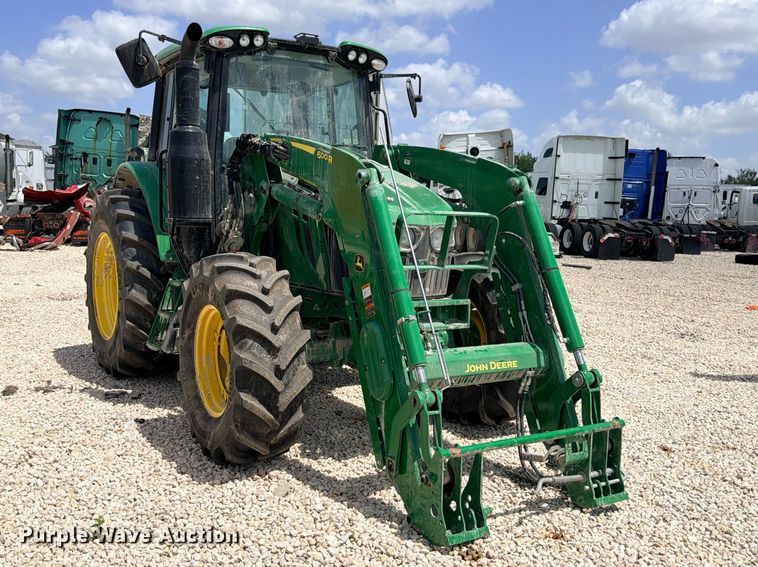 image for item YA4831 2022 John Deere 6110M MFWD tractor